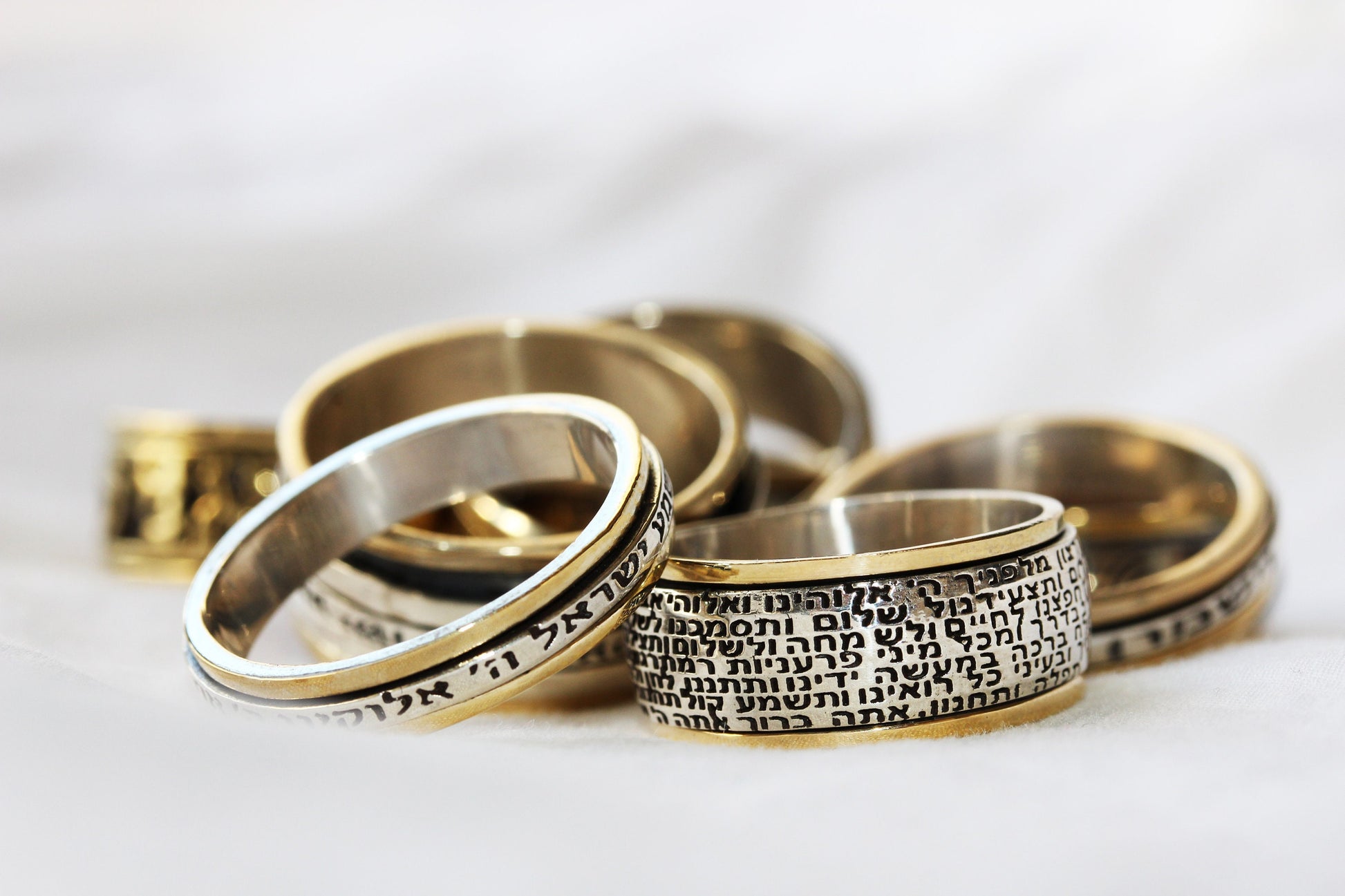 Timeless Faith Ring Crafted with Hear O' Israel Blessing