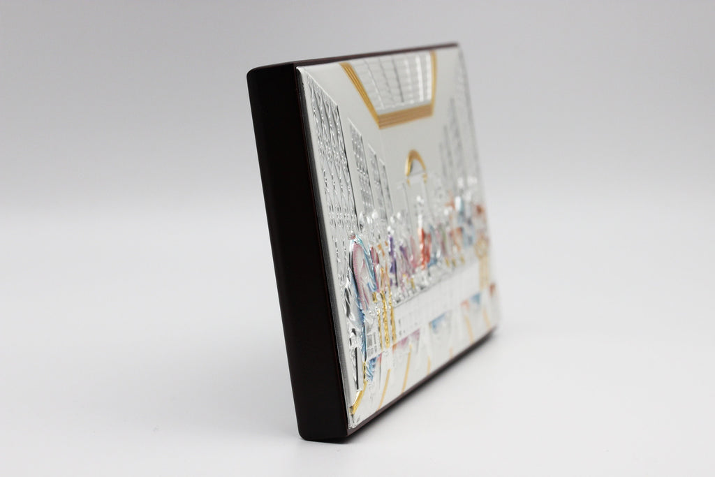 Handcrafted Last Supper Icon - Colorful Design