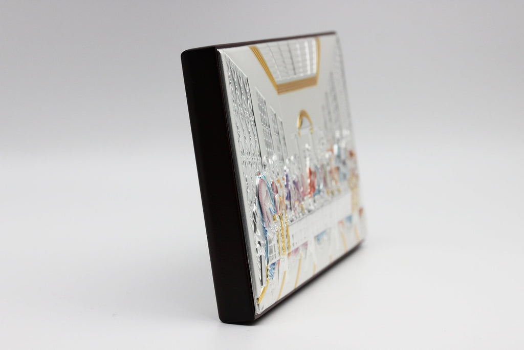 Handcrafted Last Supper Icon - Colorful Design