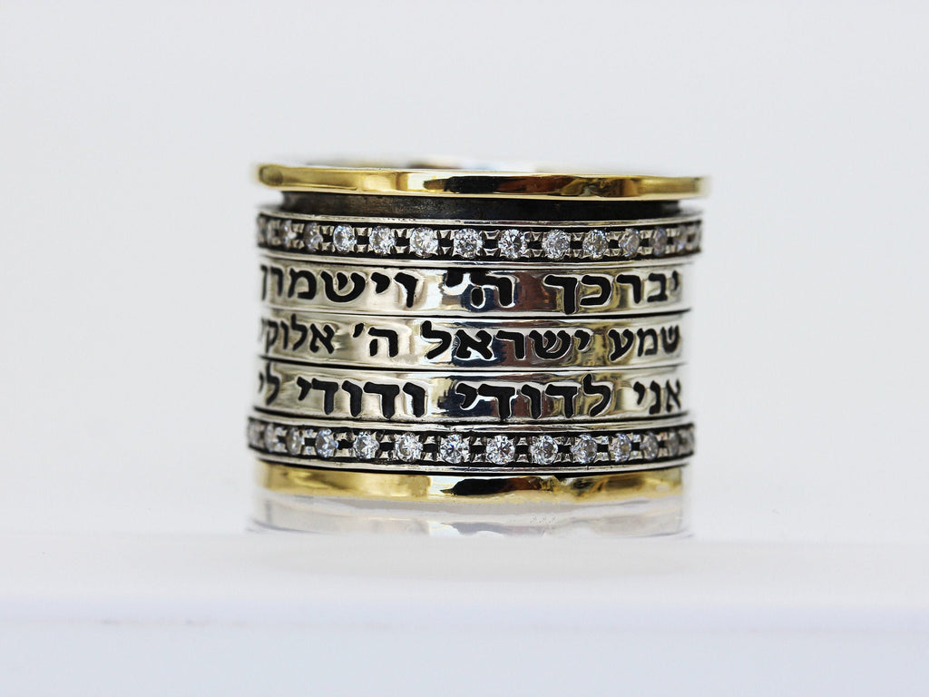 Sacred Words Handmade Ring for Spiritual Connection