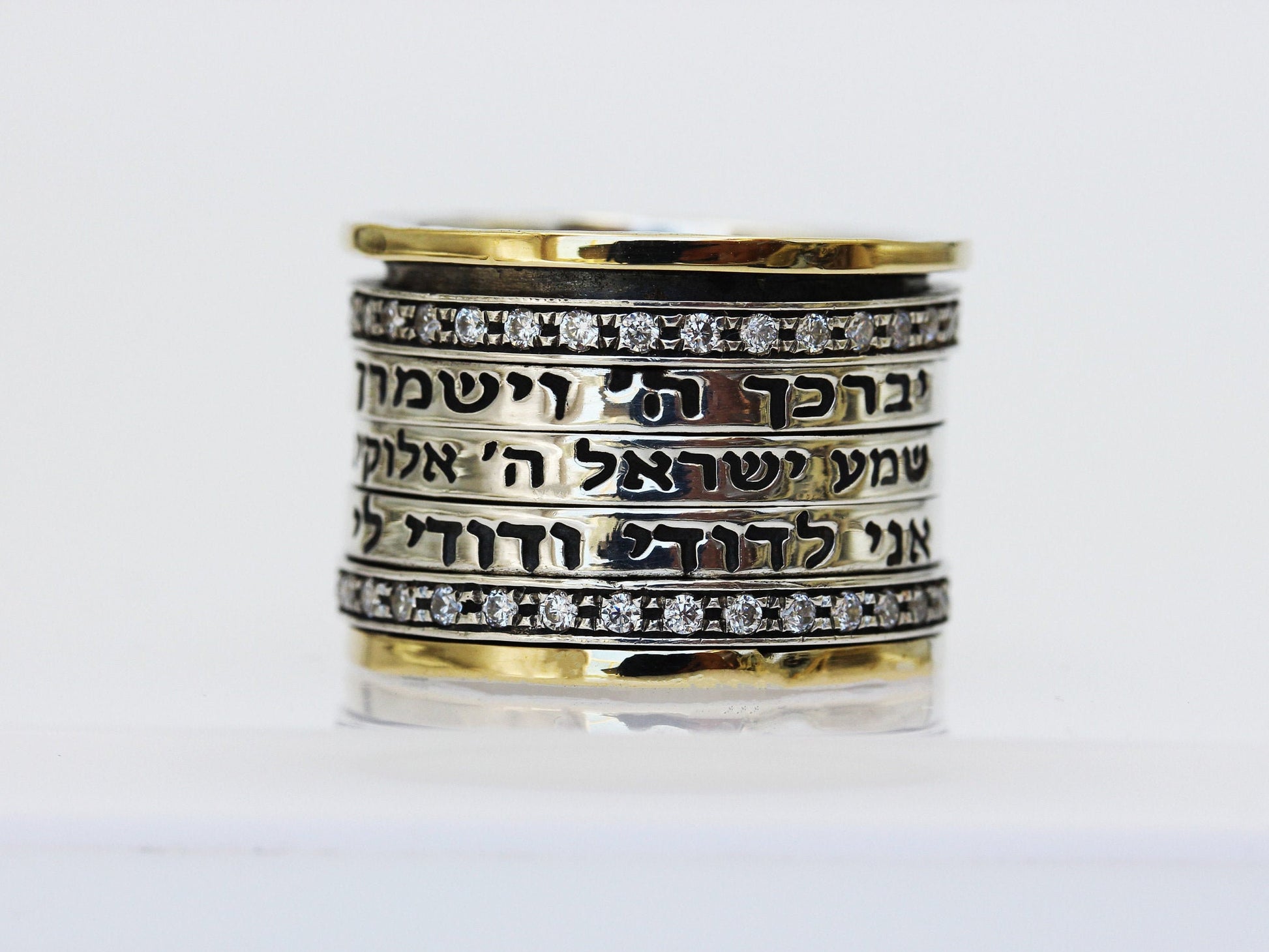 Sacred Words Handmade Ring for Spiritual Connection