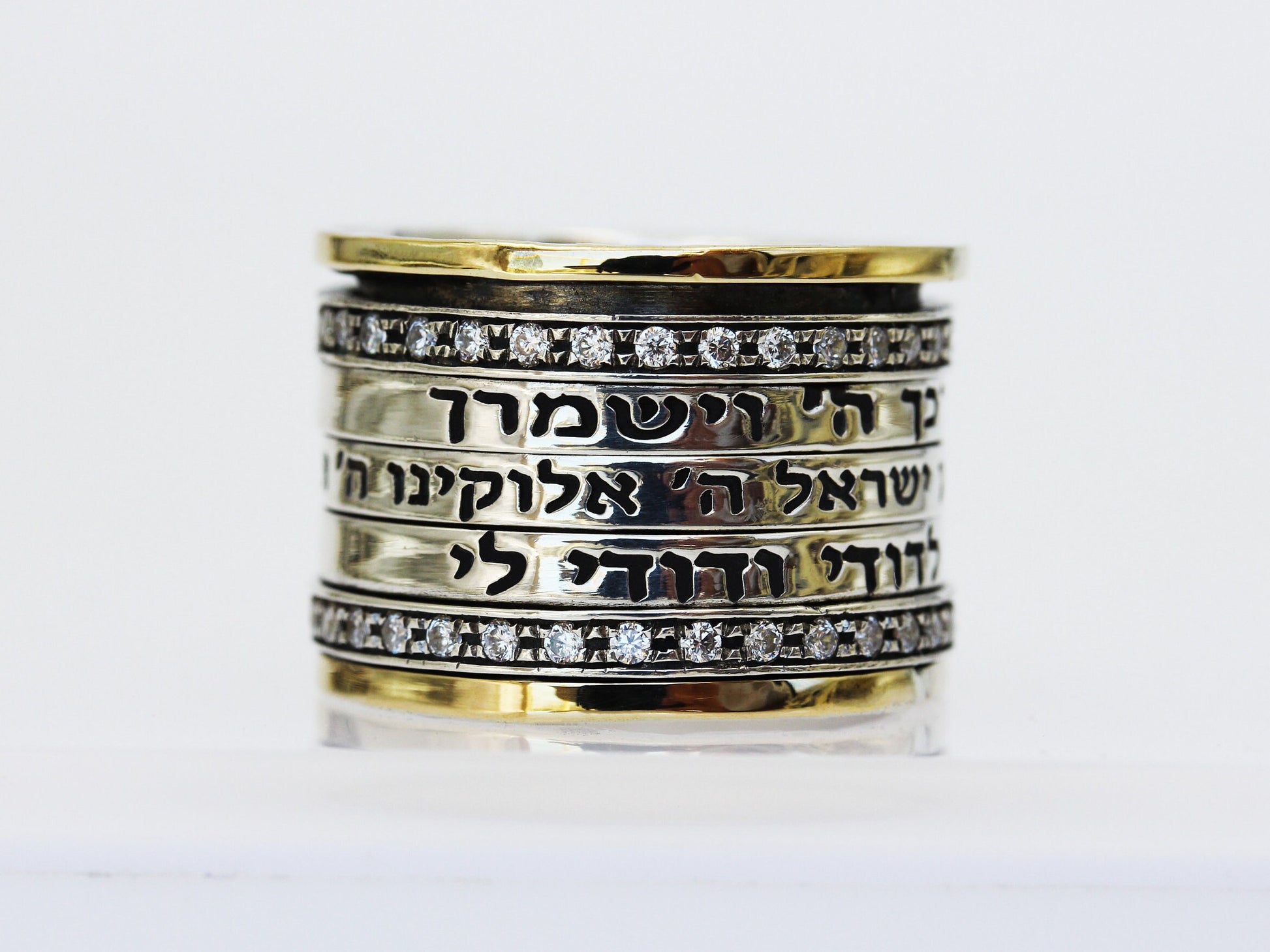 Sacred Words Handmade Ring for Spiritual Connection