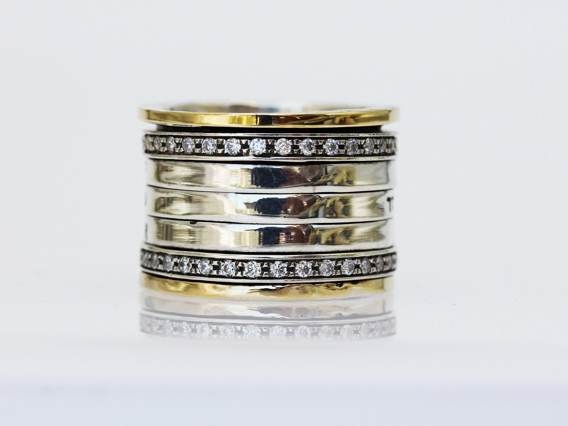 Sacred Words Handmade Ring for Spiritual Connection