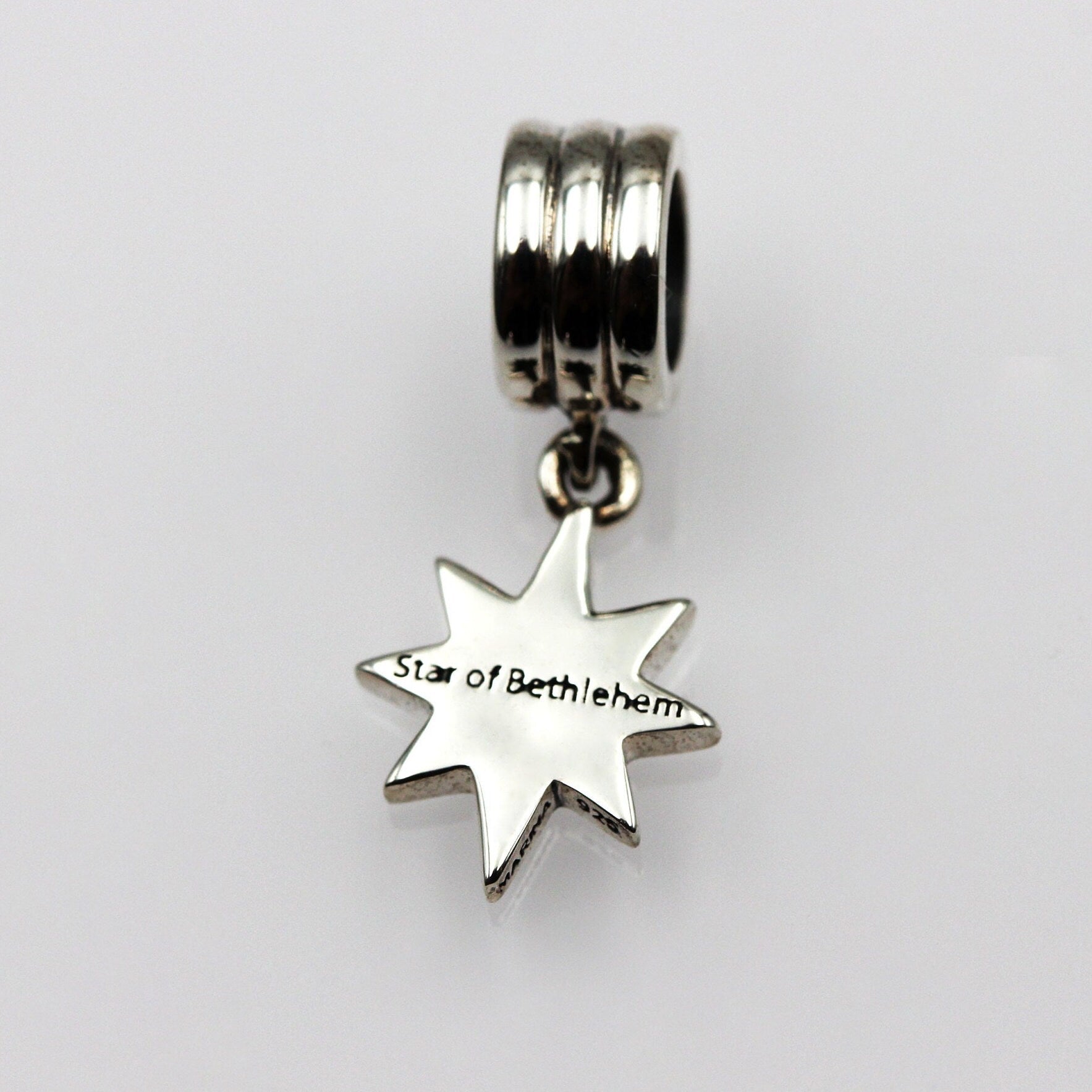 Classic Star of Bethlehem Charm in Silver 925 for Your Pandora Bracelet