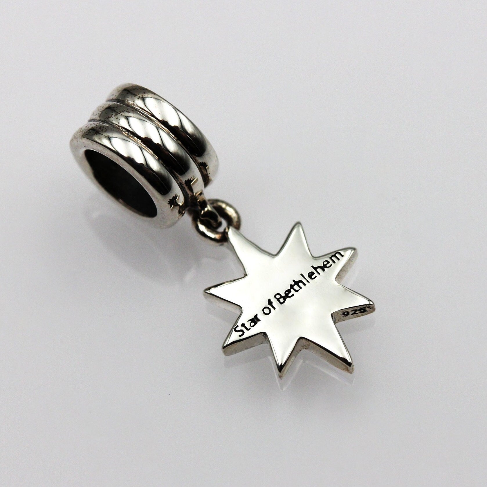 Classic Star of Bethlehem Charm in Silver 925 for Your Pandora Bracelet