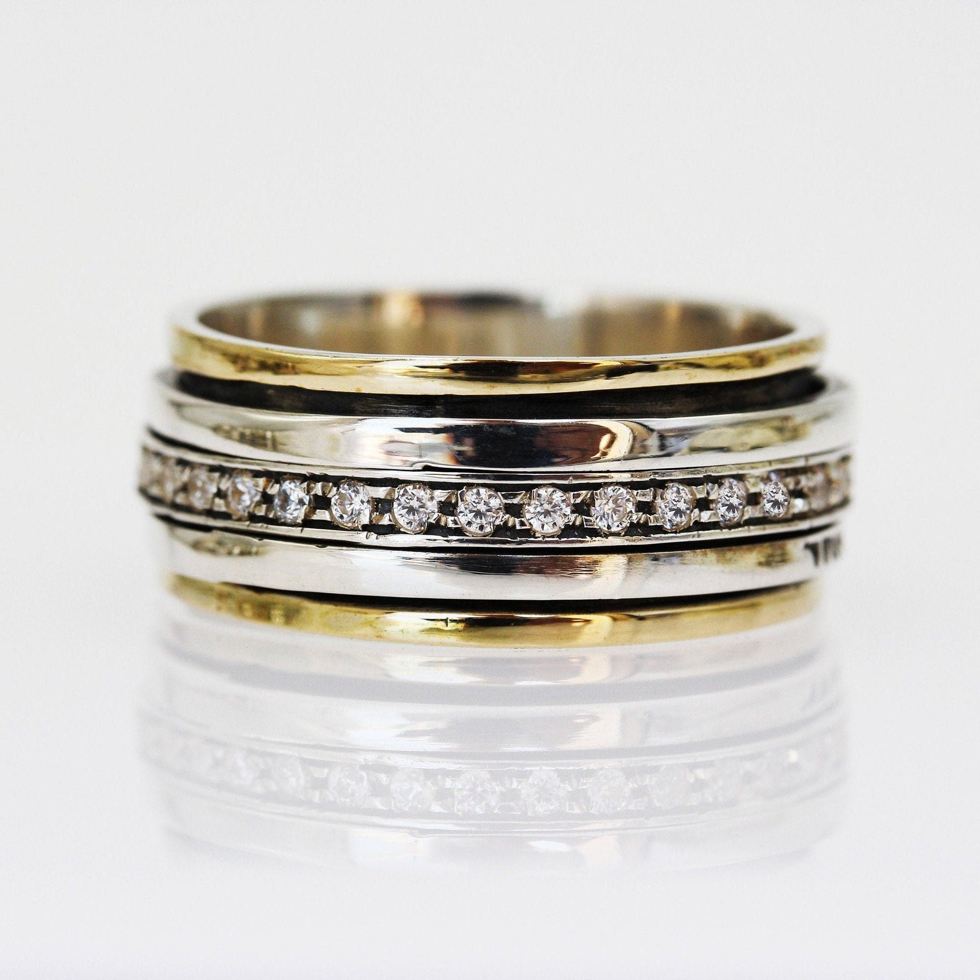 Timeless Faith Ring Crafted with Hear O' Israel Blessing