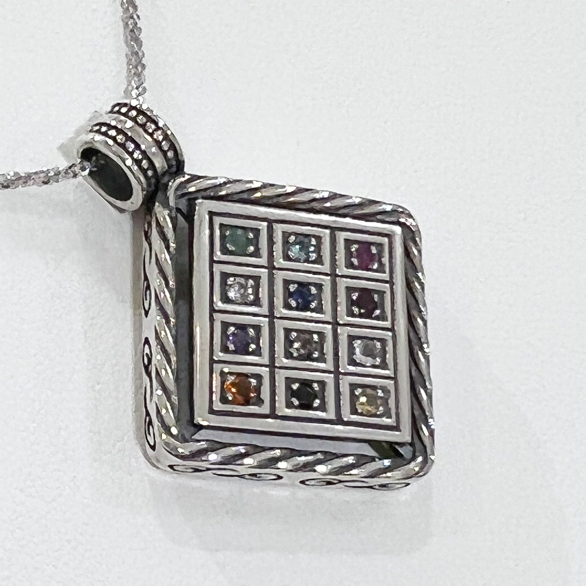 Sacred Hoshen Pendant with 12 Stones - Inspired by the High Priest’s Breastplate