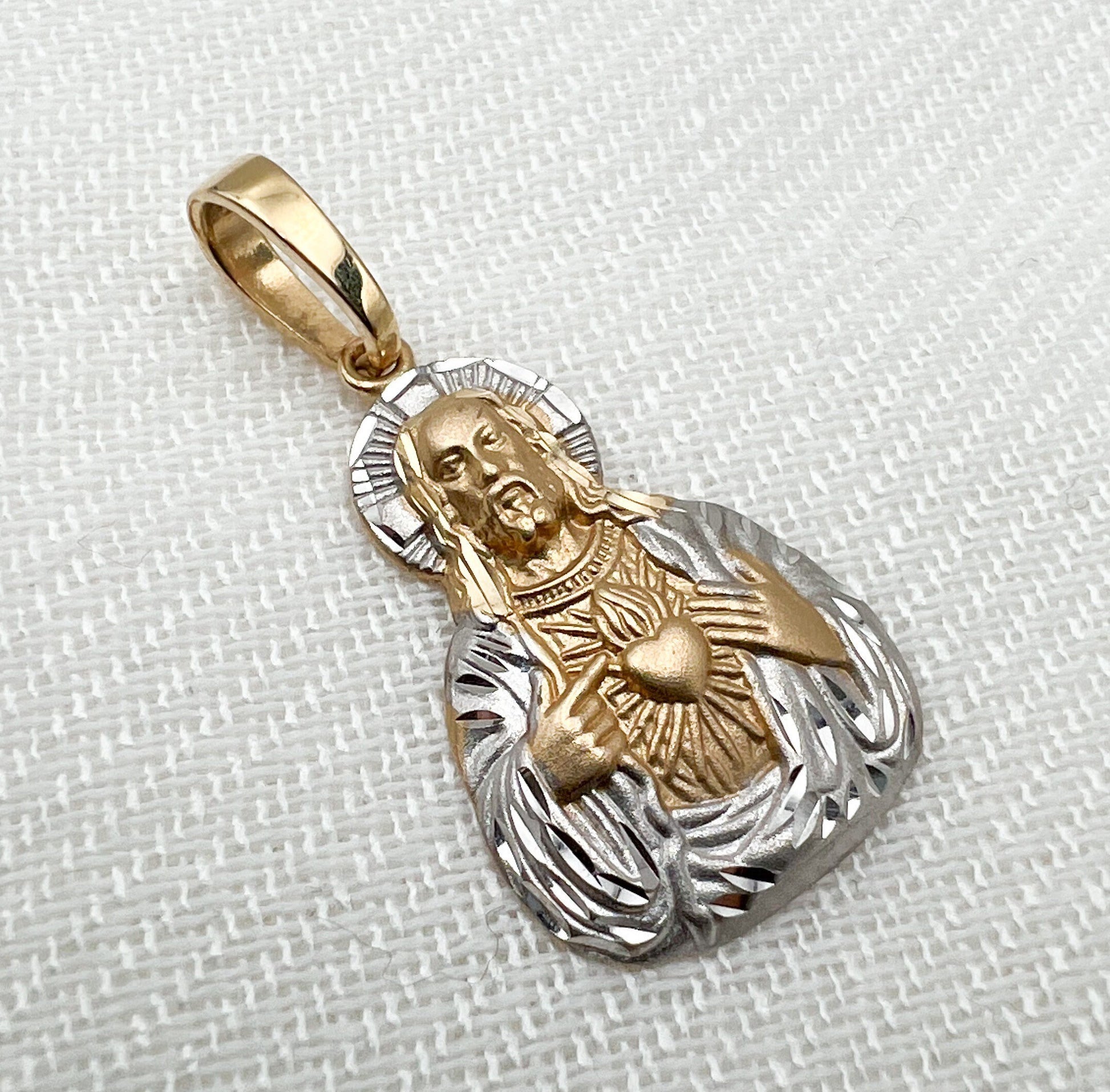 Timeless Jesus Pendant Crafted in 14k Gold