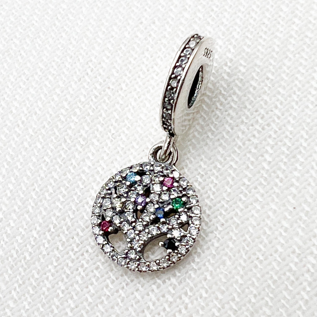 Tree of Life Pandora Charm in Silver 925 with Zirconia