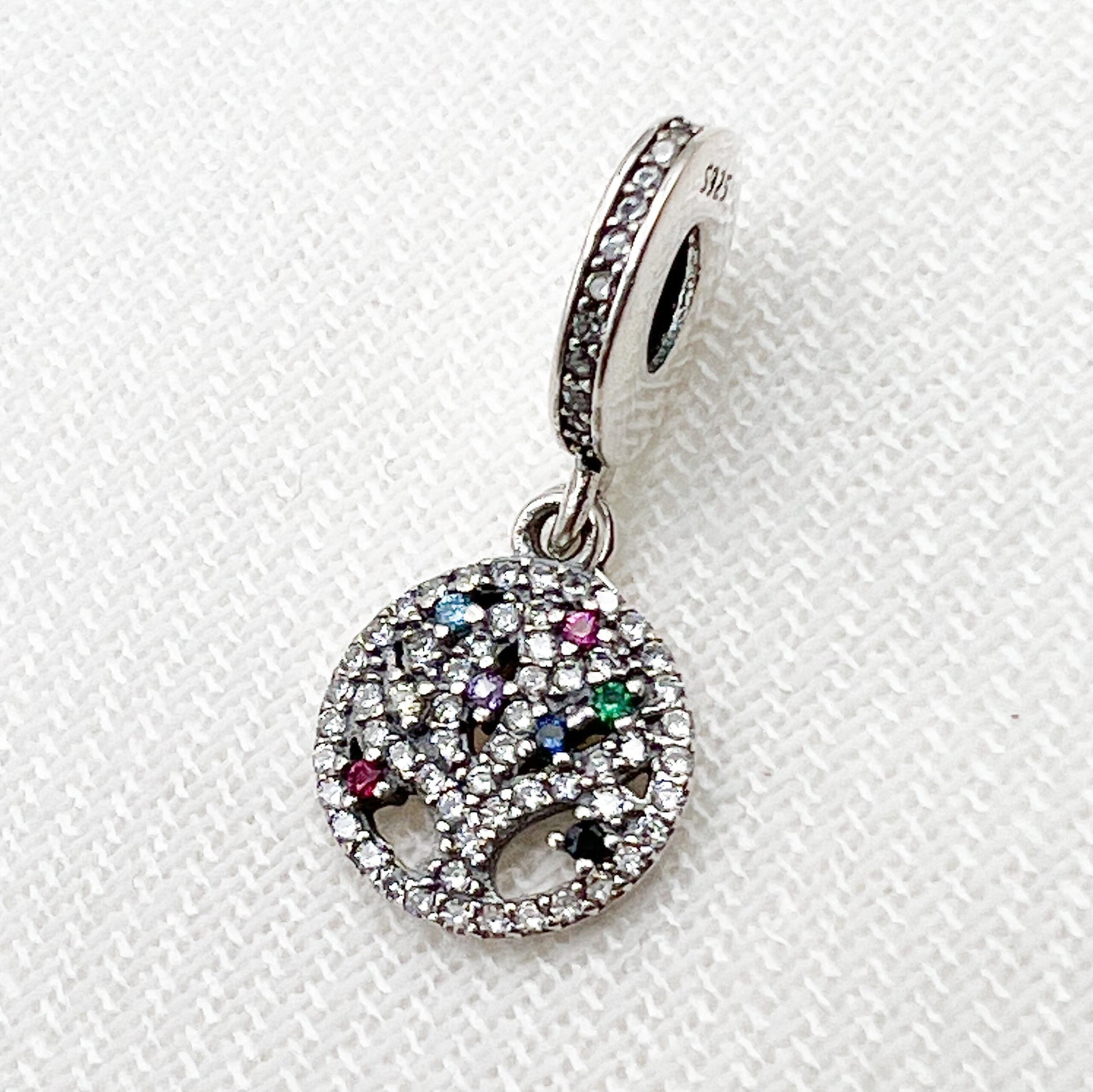 Tree of Life Pandora Charm in Silver 925 with Zirconia