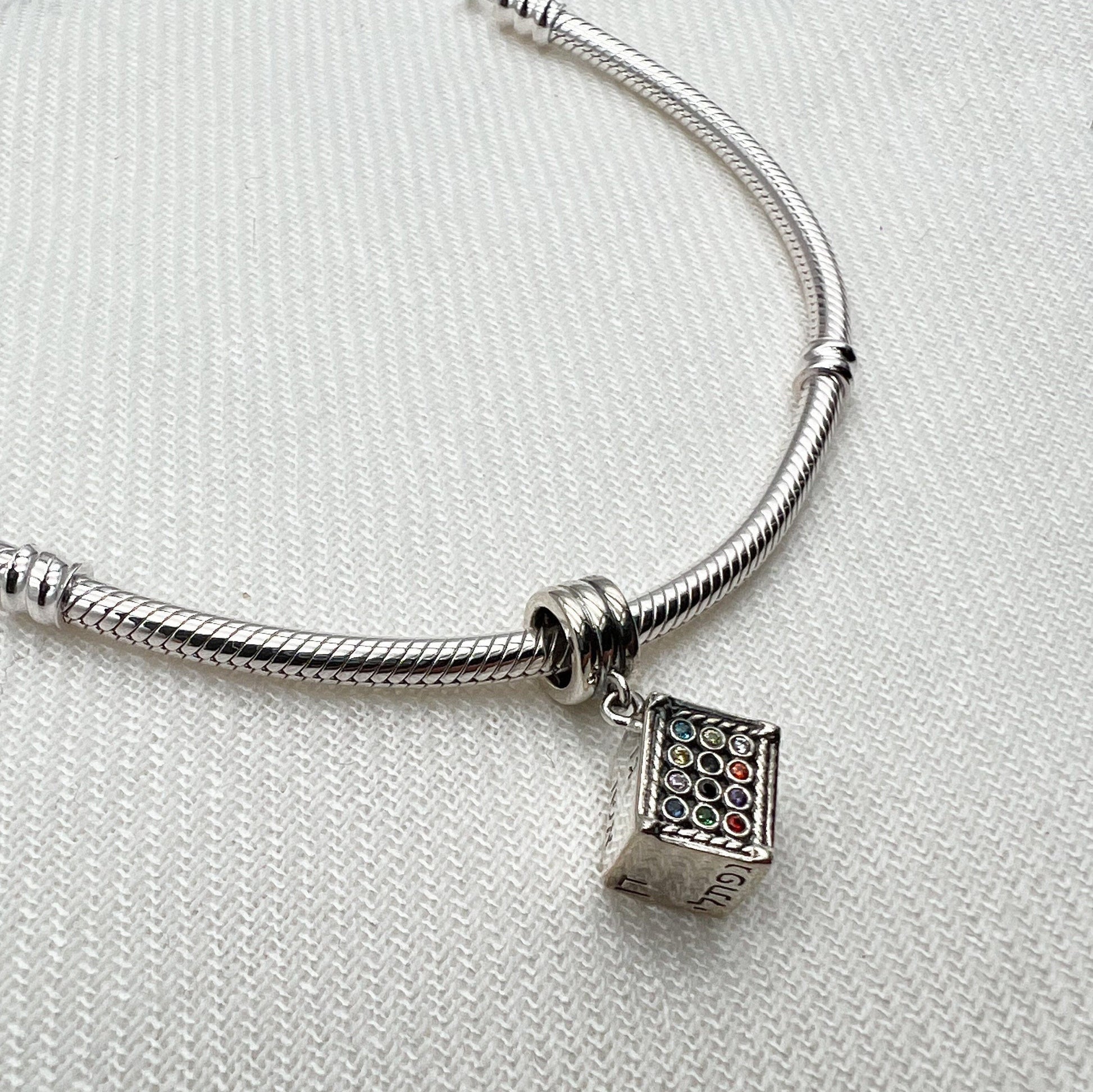 Twelve Tribes Hoshen Charm in Sterling Silver Perfect for Pandora Bracelets