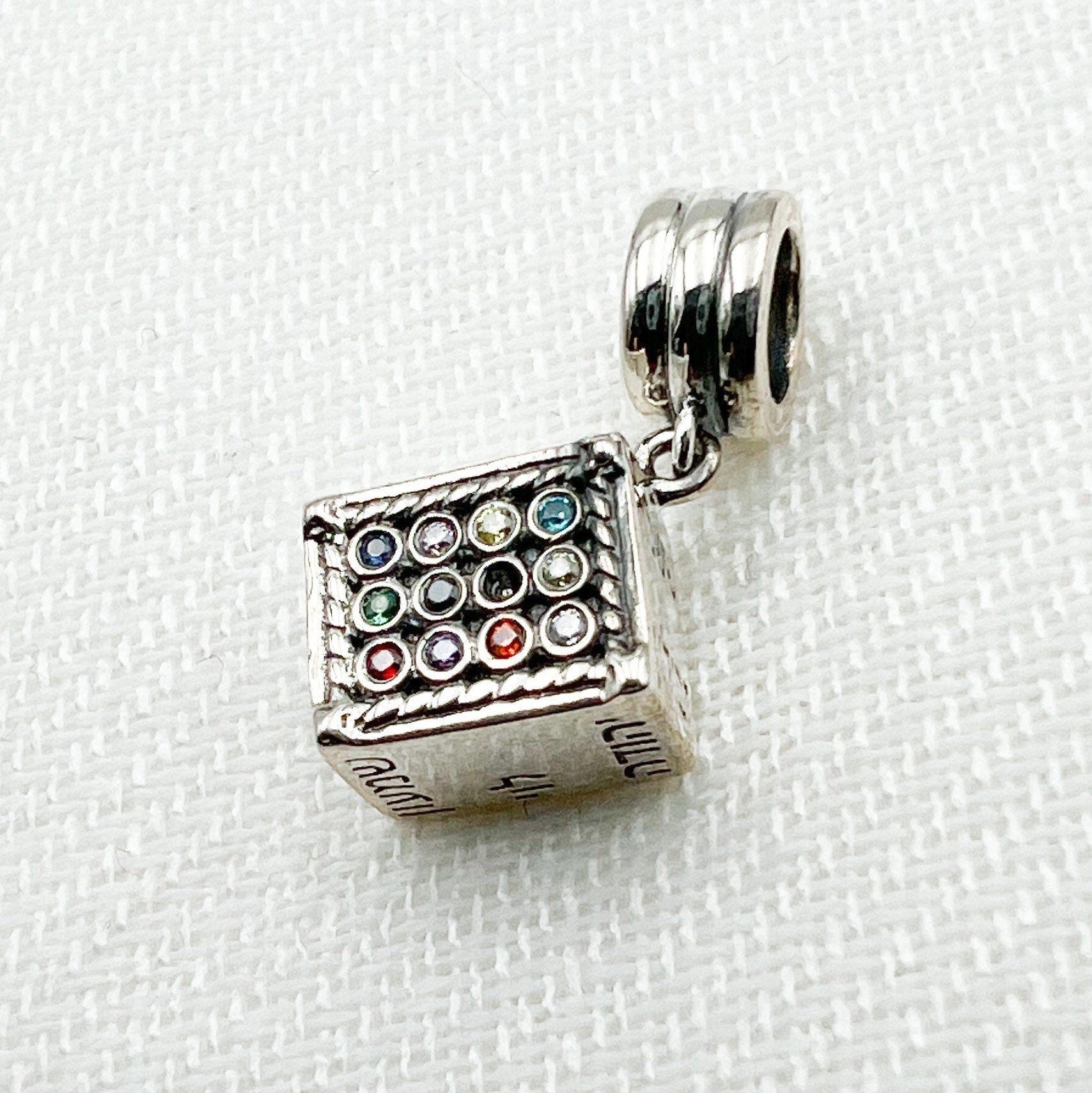 Twelve Tribes Hoshen Charm in Sterling Silver Perfect for Pandora Bracelets