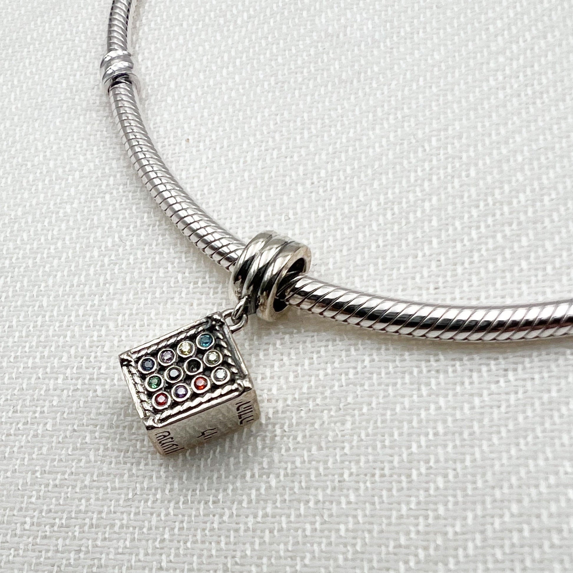Twelve Tribes Hoshen Charm in Sterling Silver Perfect for Pandora Bracelets