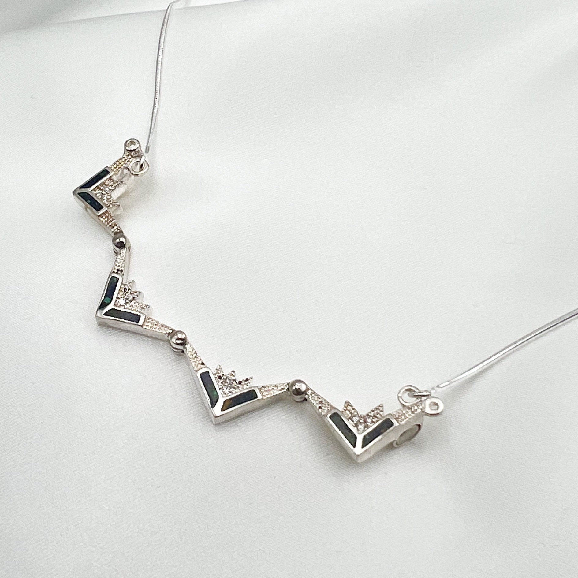 Opening Star of Bethlehem Pendant in Silver 925 and King Solomon Stone