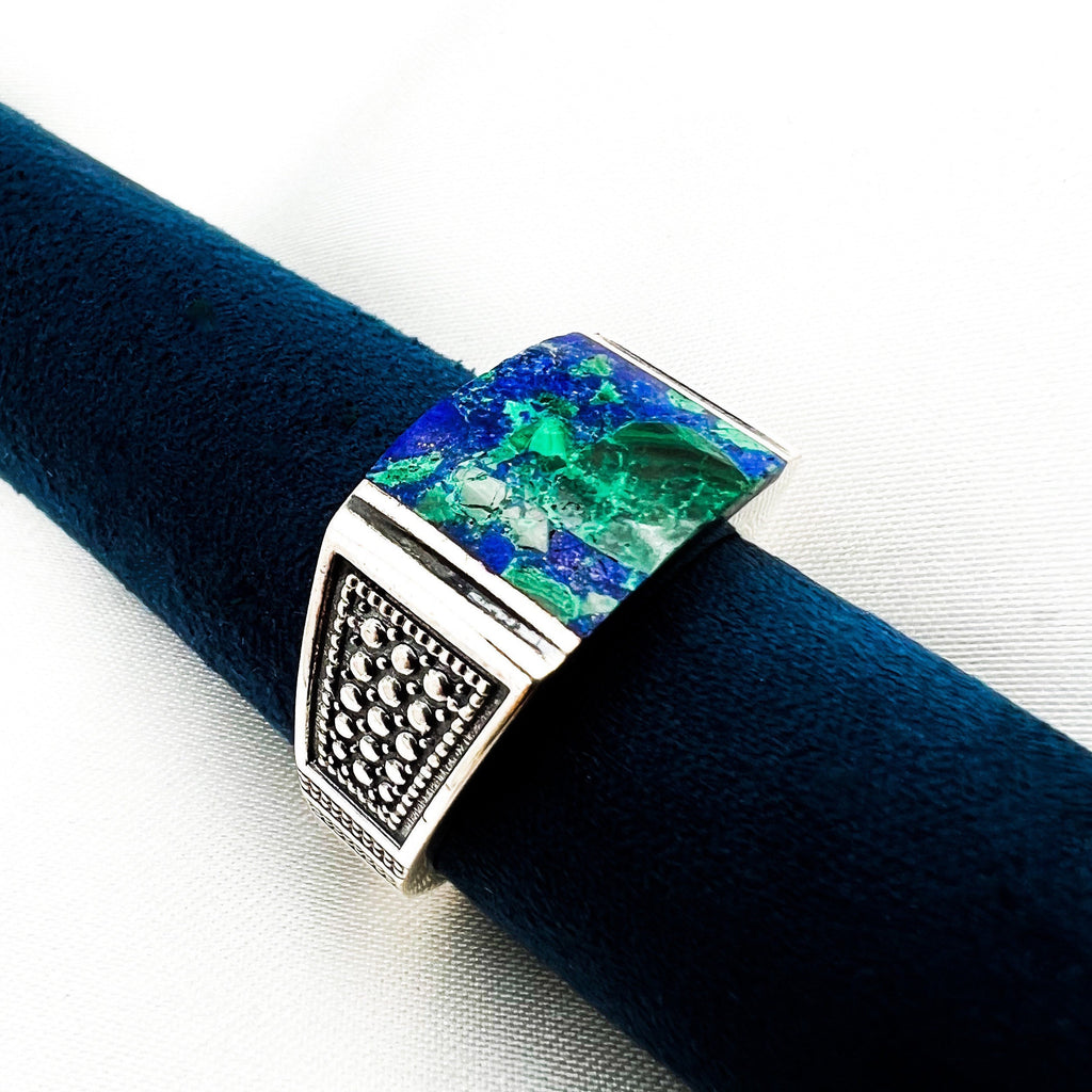 King Solomon Eilat Stone Men's Ring