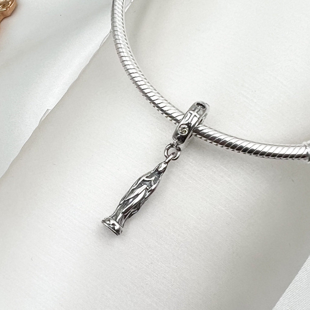Santa Maria Zircon Charm in 925 Silver – Fits Pandora Bracelets