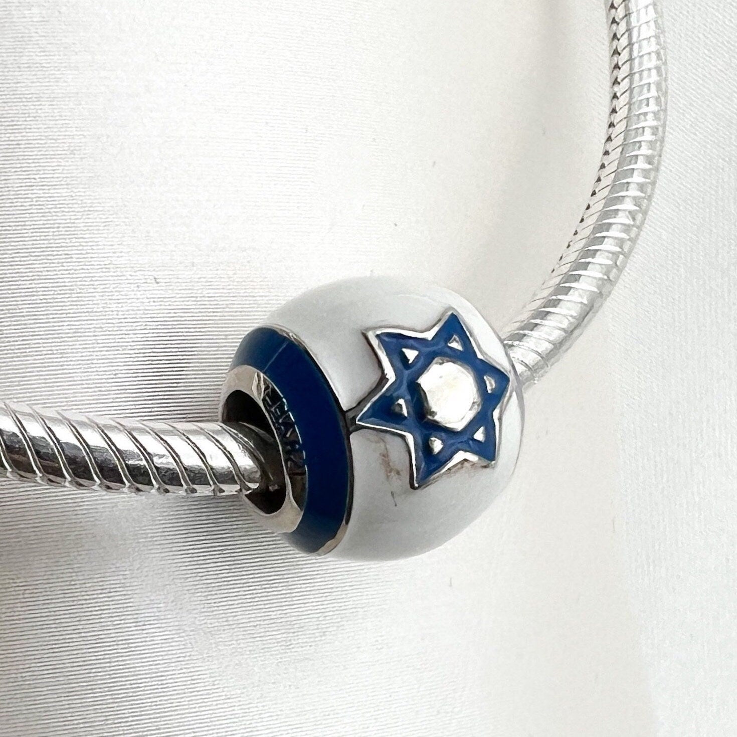 Patriotic Israel Charm for Pandora Bracelets