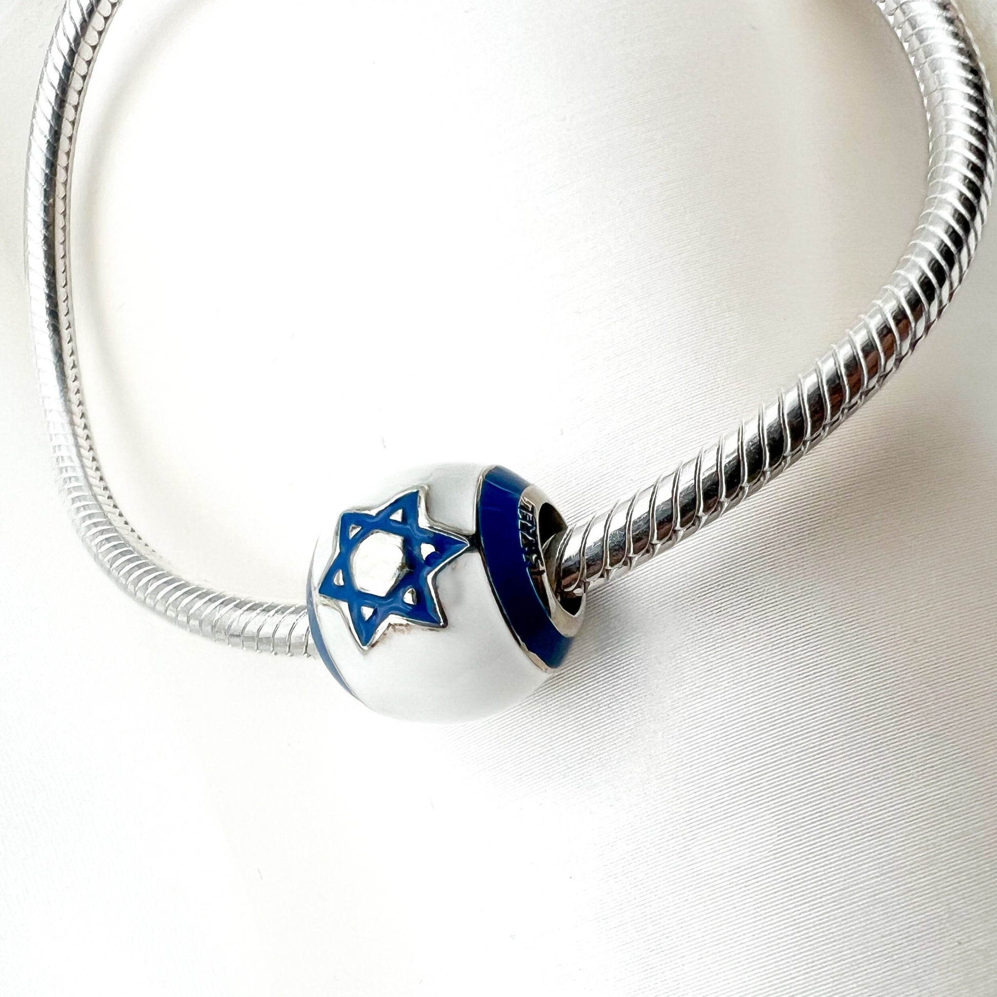 Patriotic Israel Charm for Pandora Bracelets