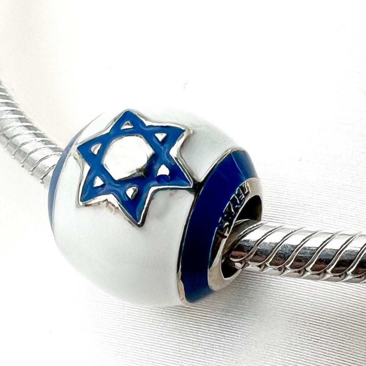 Patriotic Israel Charm for Pandora Bracelets