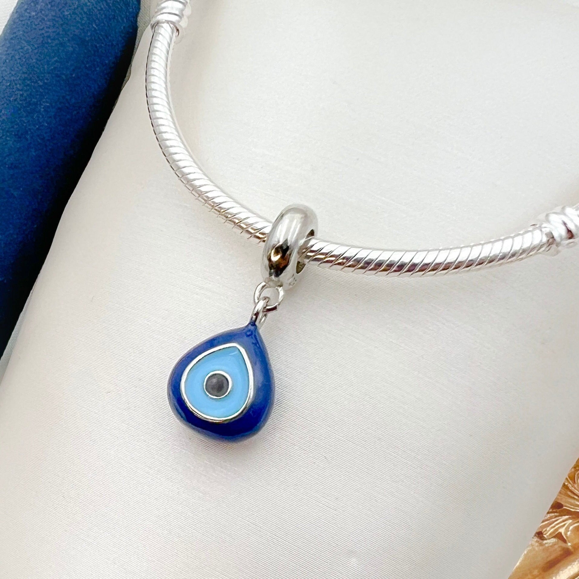 Protective Nazar Charm for Pandora Bracelets