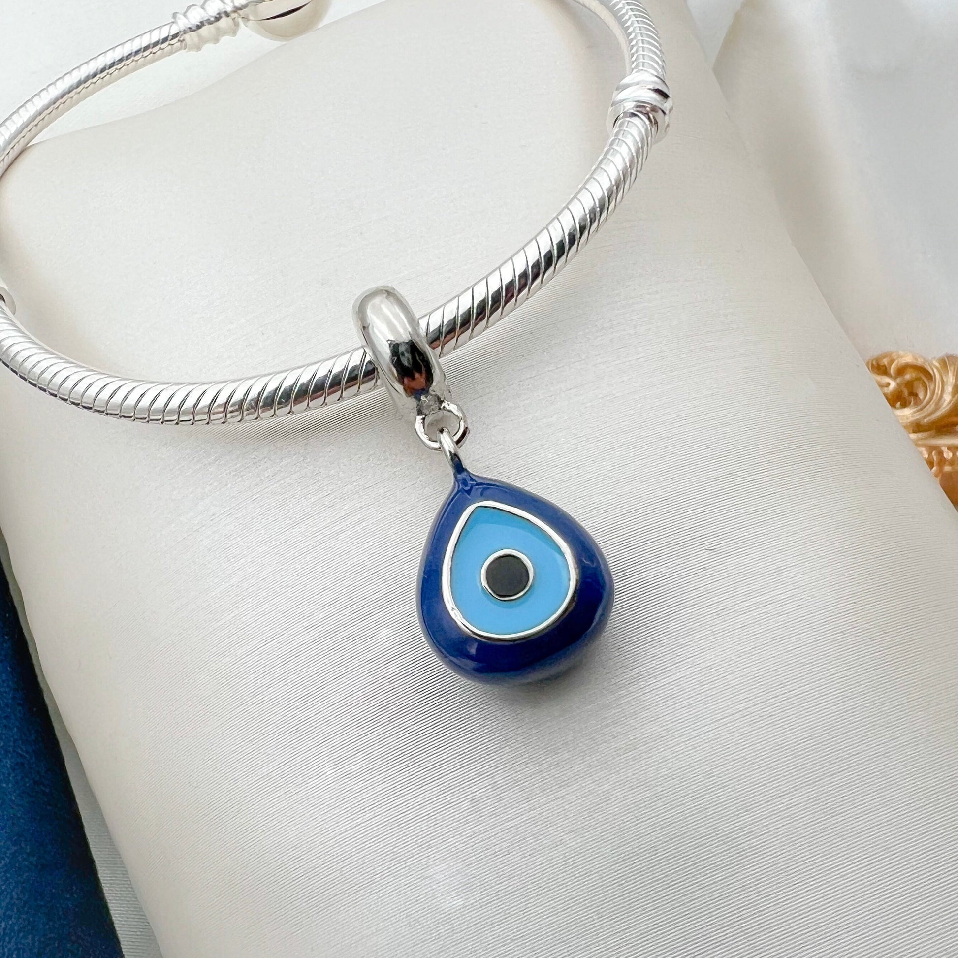 Protective Nazar Charm for Pandora Bracelets