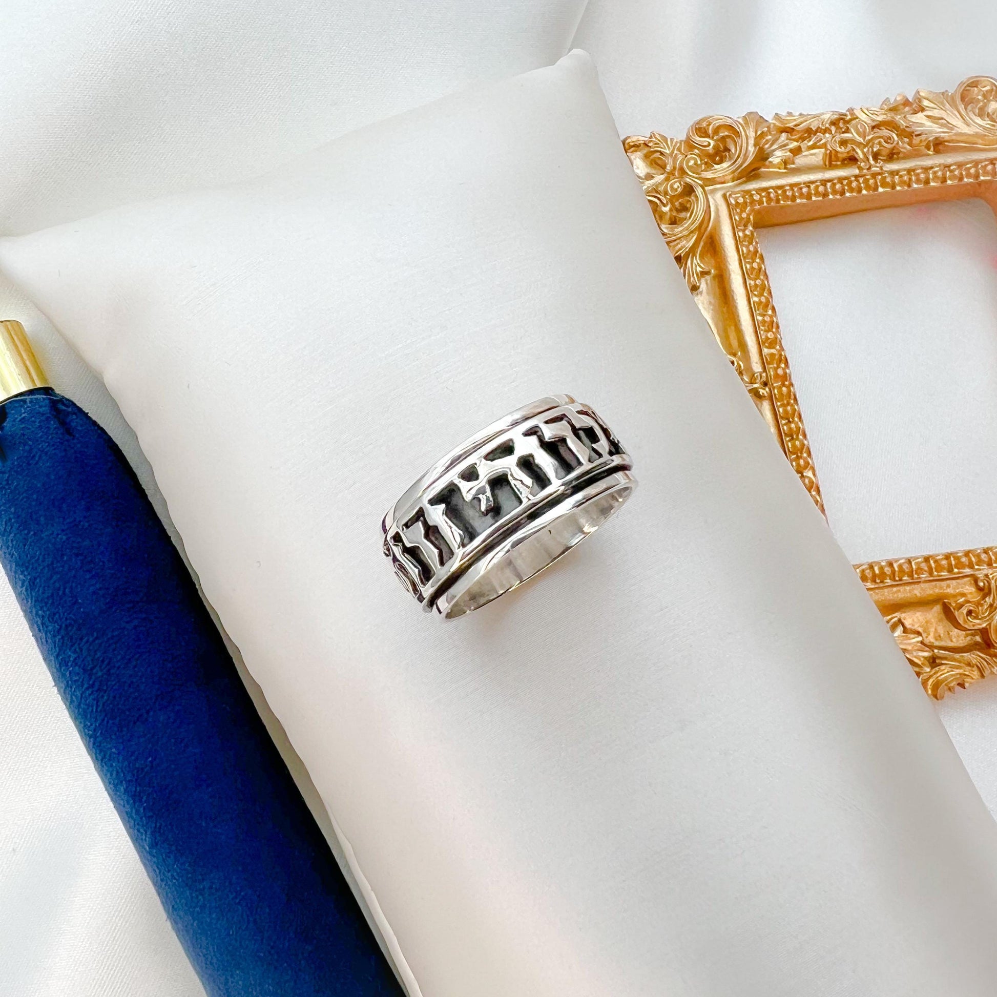 Handcrafted King Solomon Love Expression Ring