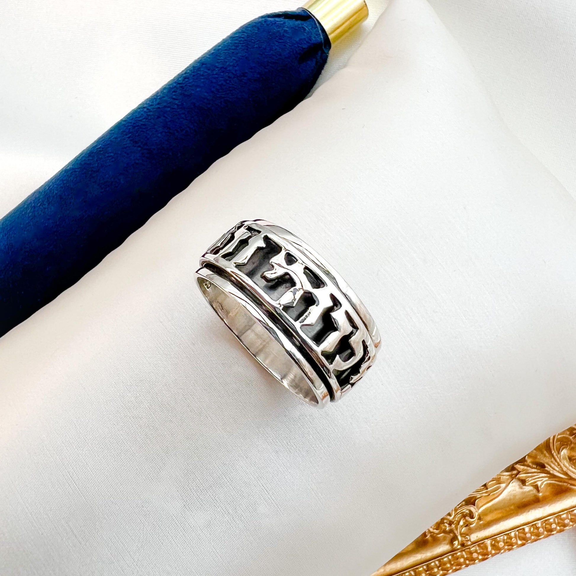 Handcrafted King Solomon Love Expression Ring
