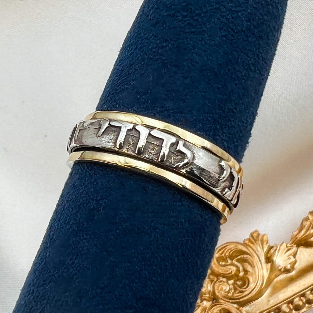 King Solomon Love and Blessing Ring in Silver and 14k Gold
